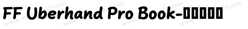 FF Uberhand Pro Book字体转换